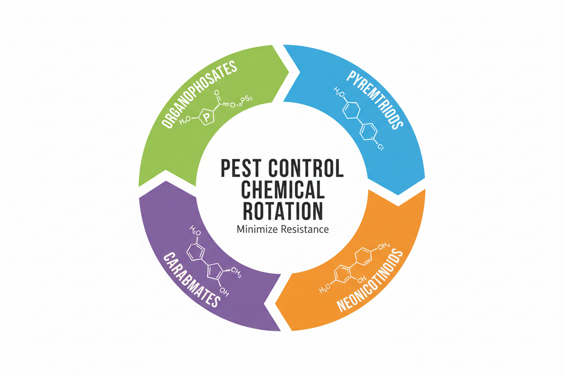 Rotación de Ingredientes Activos para Prevenir la Resistencia en Plagas
