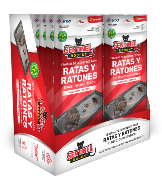 Sentinel Rodent Trampa para ratas y ratones (14 pares)